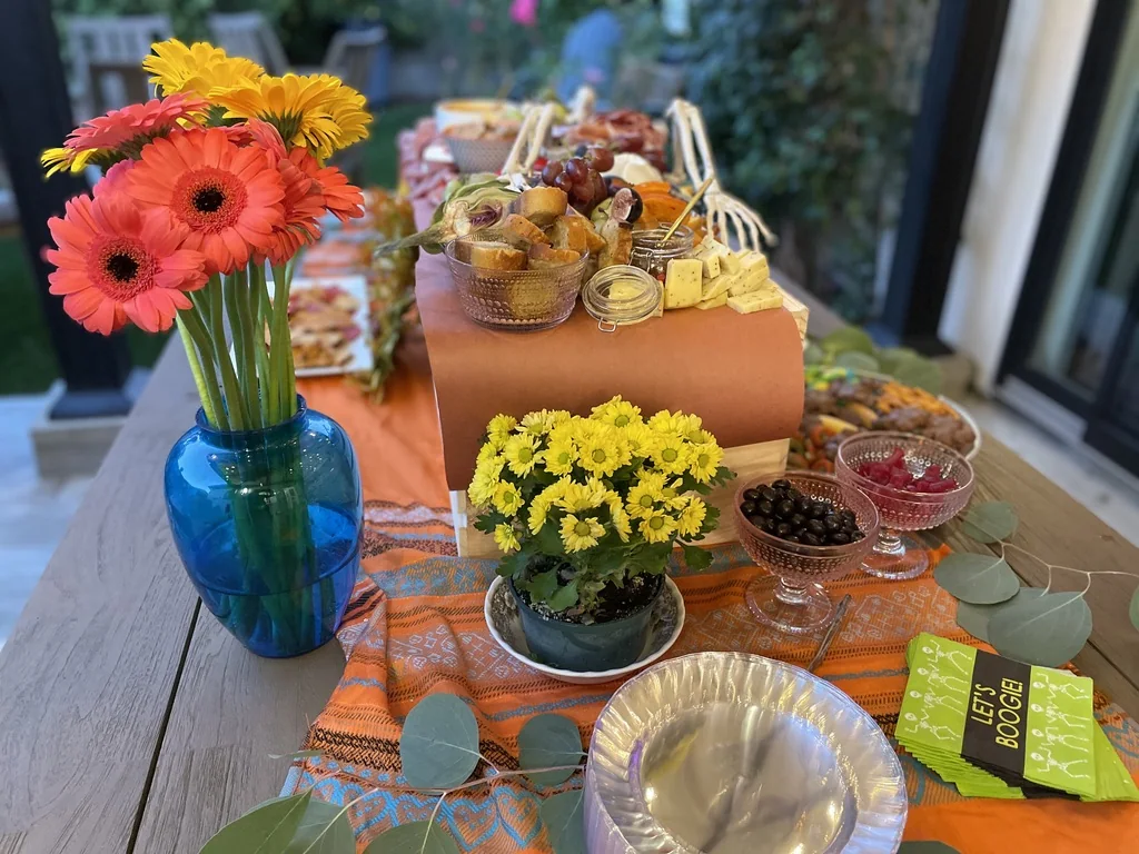 A catered gathering prepared by Chef Mylene